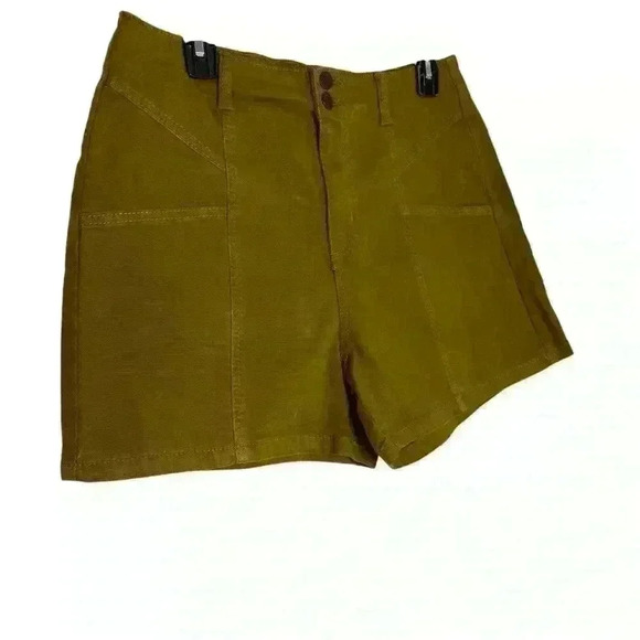 Universal thread, dark mustard/khaki high rise midi canvas,hiking,Camping,SZ-10 - Picture 2 of 7